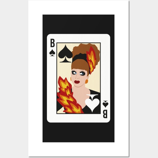 BIANCA DEL RIO CARD Wall Art by jefvr